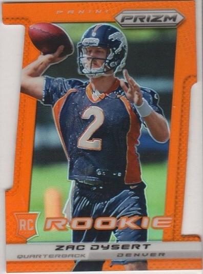 Zac Dysert [Orange Die Cut Prizm] #299