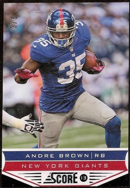 Andre Brown [End Zone] #142