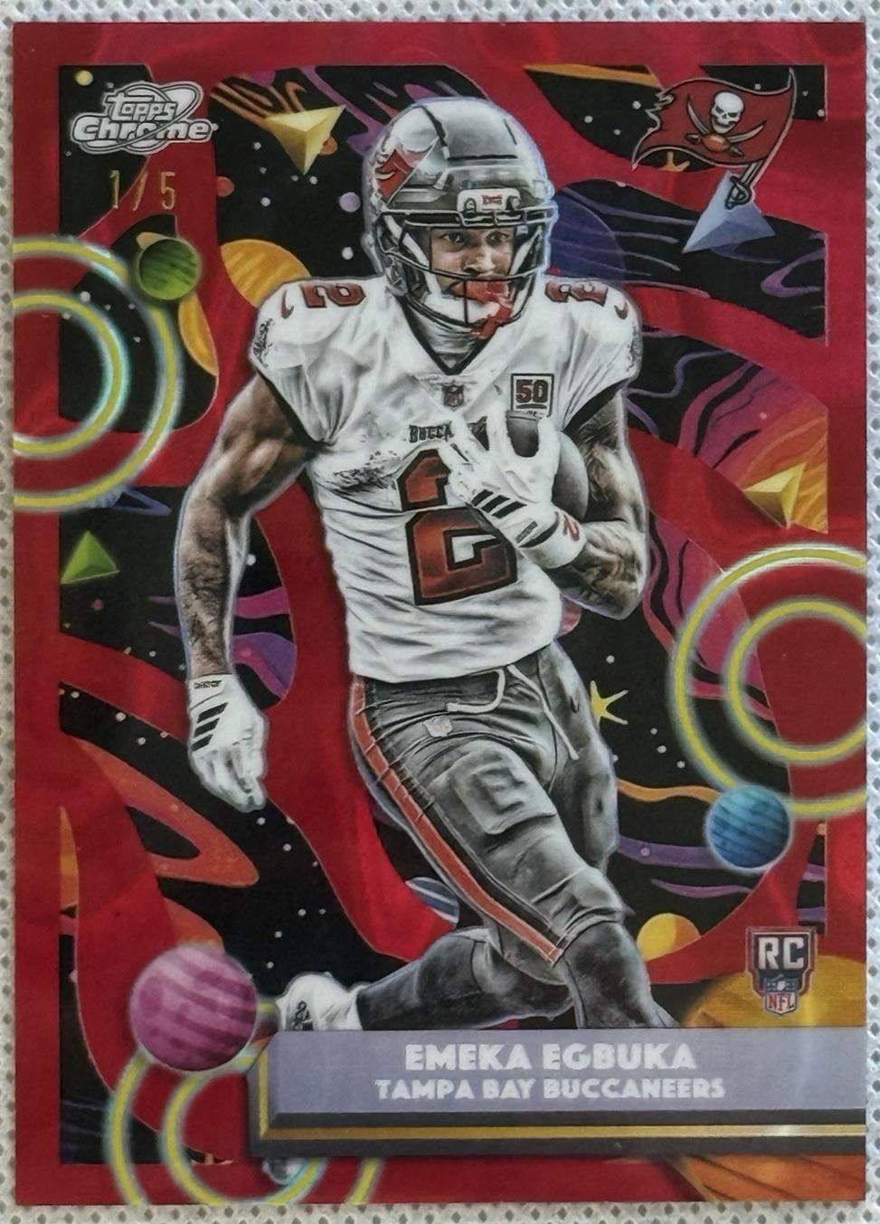 Emeka Egbuka [Red Flare Refractor] #192