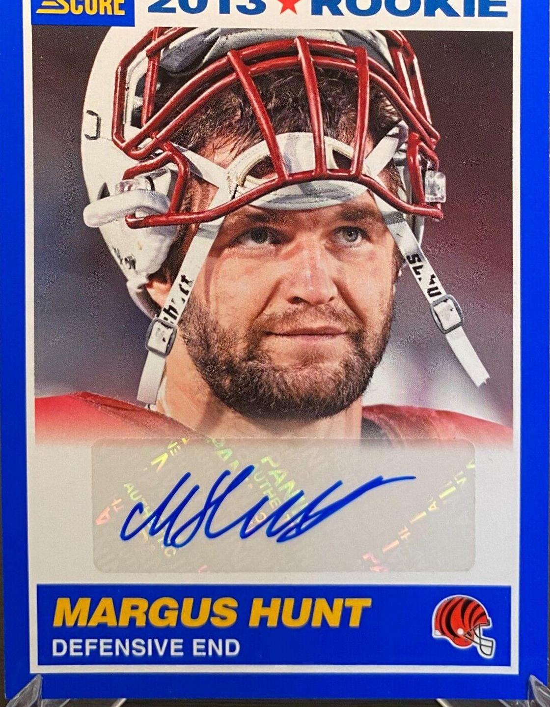 Margus Hunt [Autograph Blue] #399