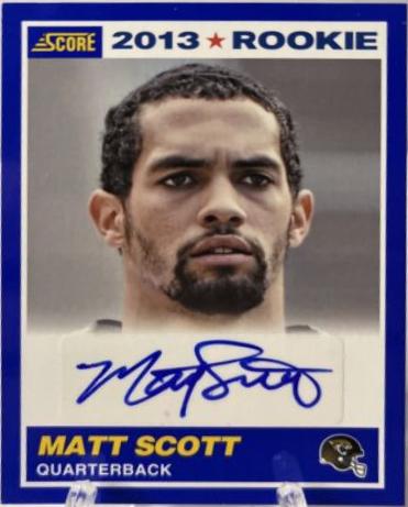Matt Scott [Autograph Blue] #406