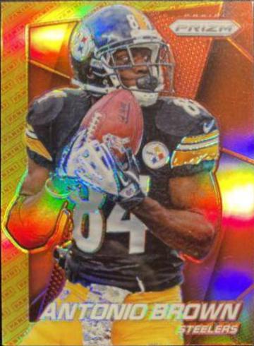 Antonio Brown [Gold Prizm] #40
