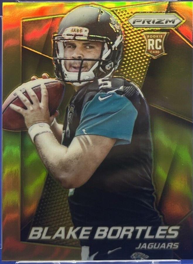 Blake Bortles [Ball in Front of Chest Gold Prizm] #235