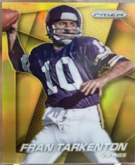 Fran Tarkenton [Gold Prizm] #75