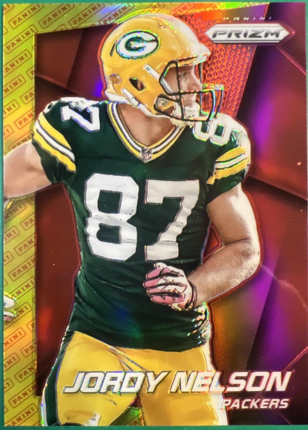 Jordy Nelson [Panini Logo Prizm] #98