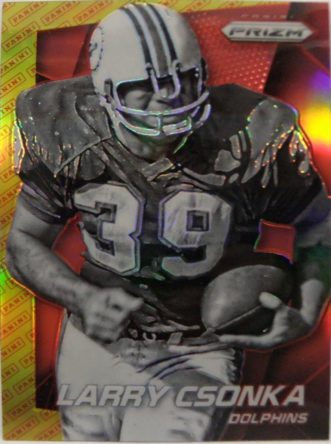 Larry Csonka [Gold Prizm] #15