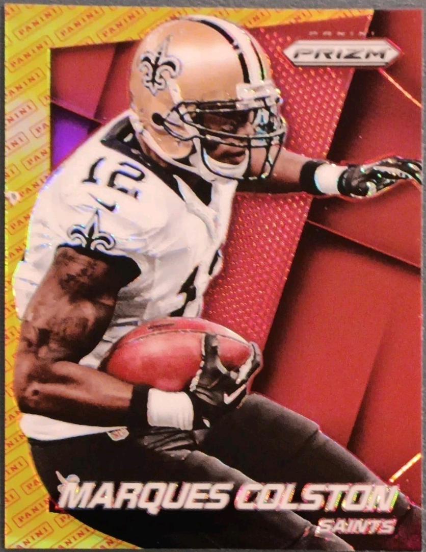Marques Colston [Panini Logo Prizm] #196