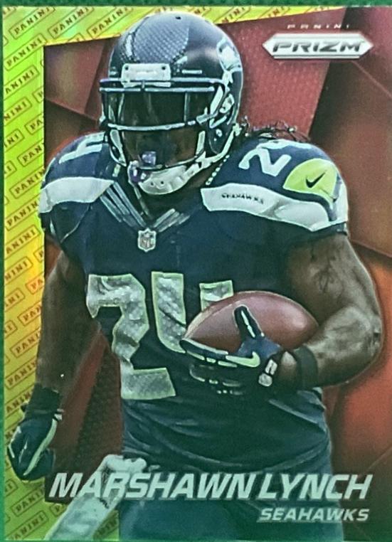 Marshawn Lynch [Panini Logo Prizm] #80