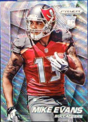 Mike Wallace [Light Blue Wave Prizm] #107