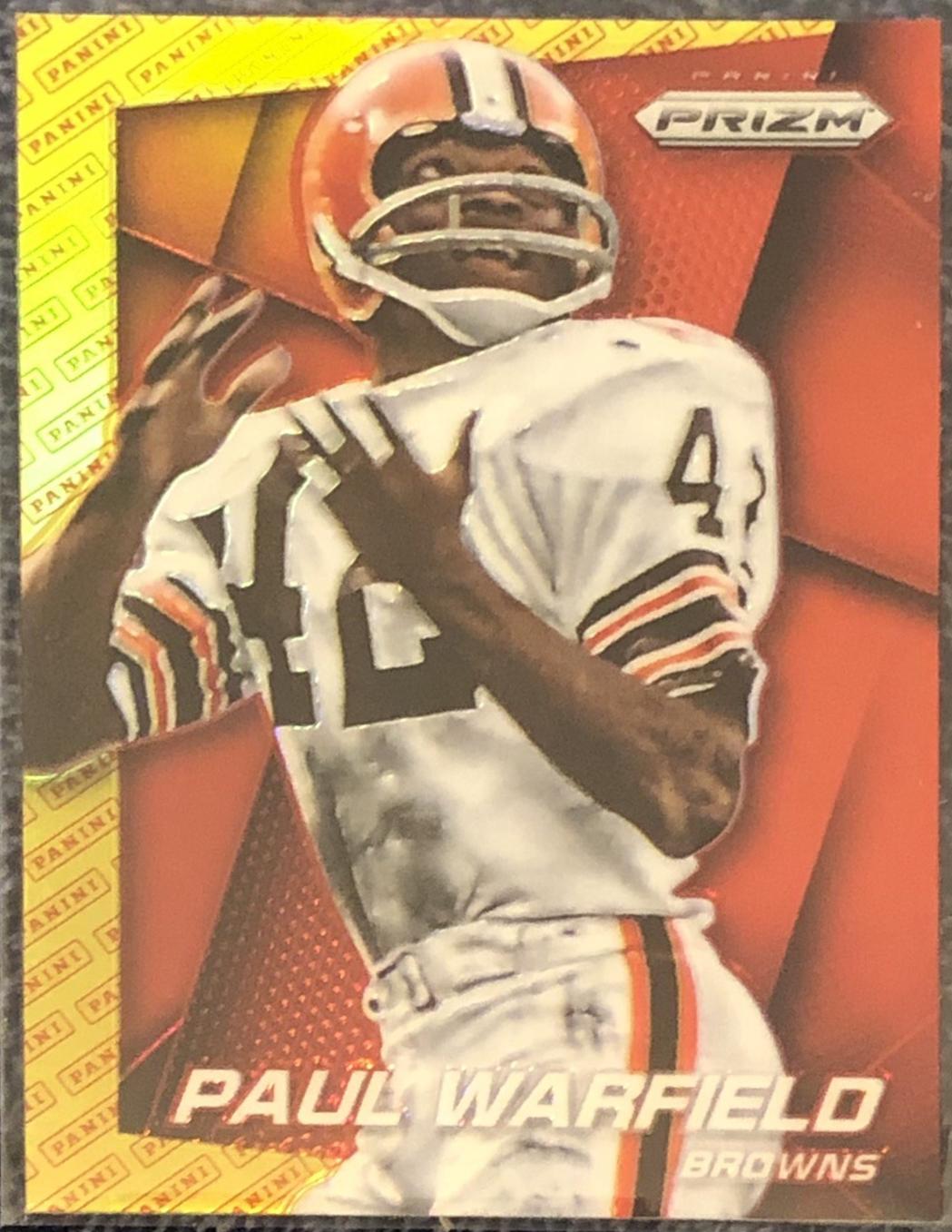 Paul Warfield [Panini Logo Prizm] #103
