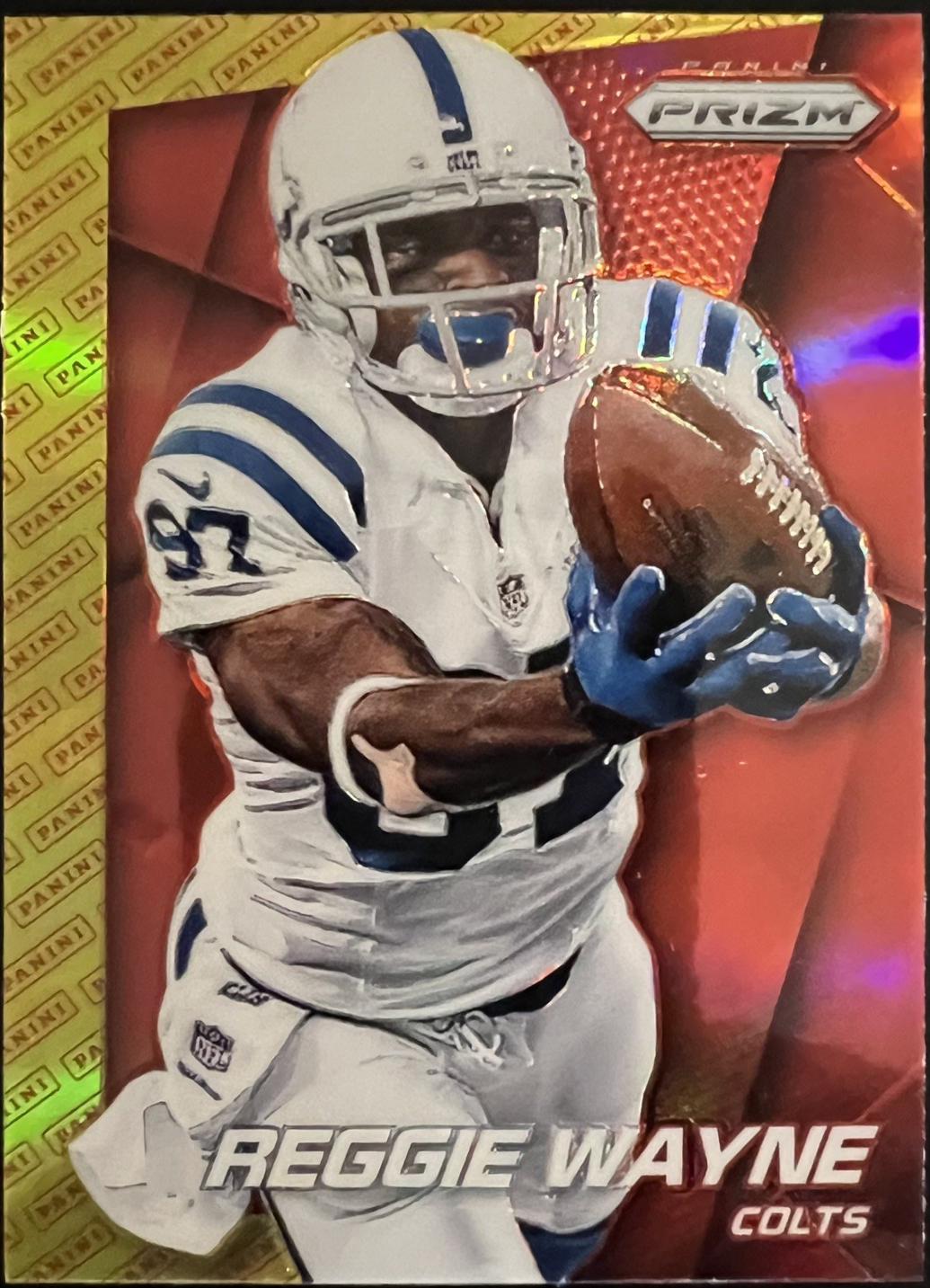 Reggie Wayne [Panini Logo Prizm] #52