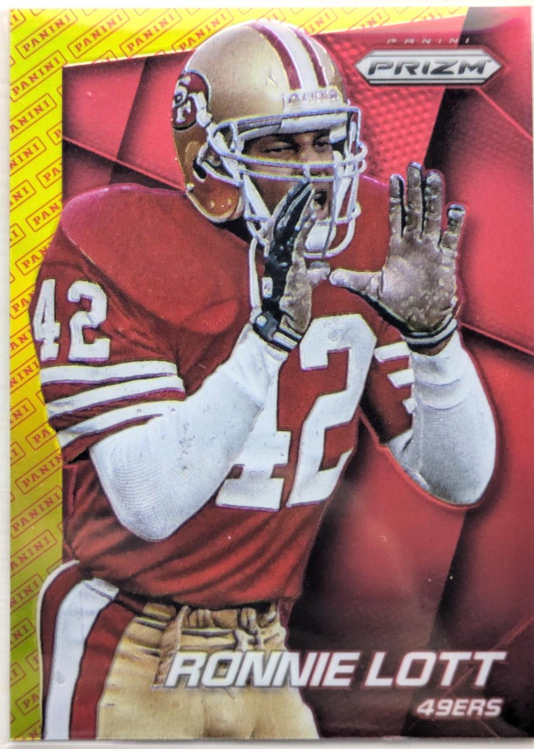 Ronnie Lott [Panini Logo Prizm] #128