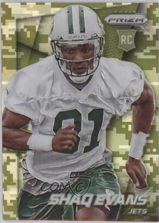 Shaq Evans [Camo Prizm] #288