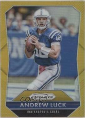 Andrew Luck [Gold Prizm] #123