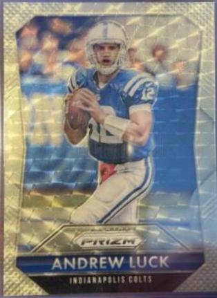 Andrew Luck [Gold Vinyl Prizm] #123
