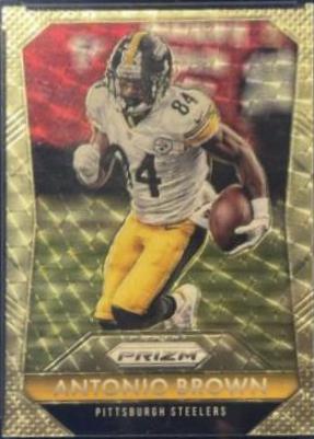 Antonio Brown [Gold Vinyl Prizm] #84