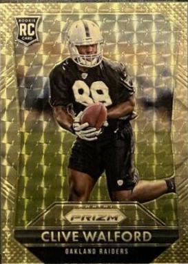 Clive Walford [Gold Vinyl Prizm] #217