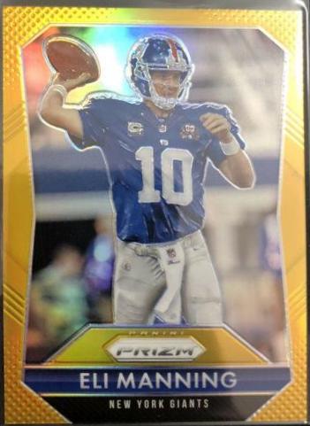 Eli Manning [Gold Prizm] #10