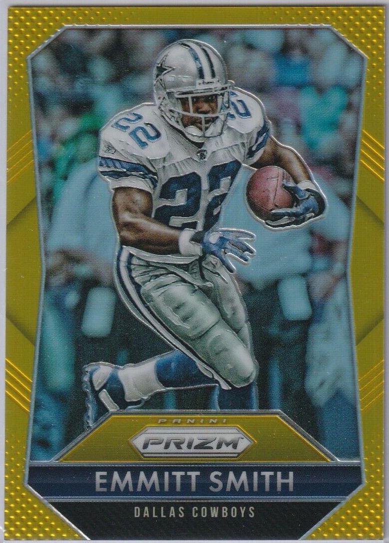 Emmitt Smith [Gold Prizm] #22
