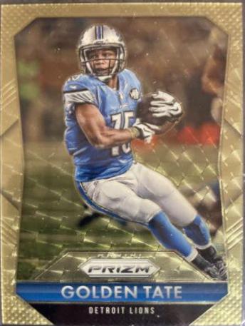 Golden Tate [Gold Vinyl Prizm] #187