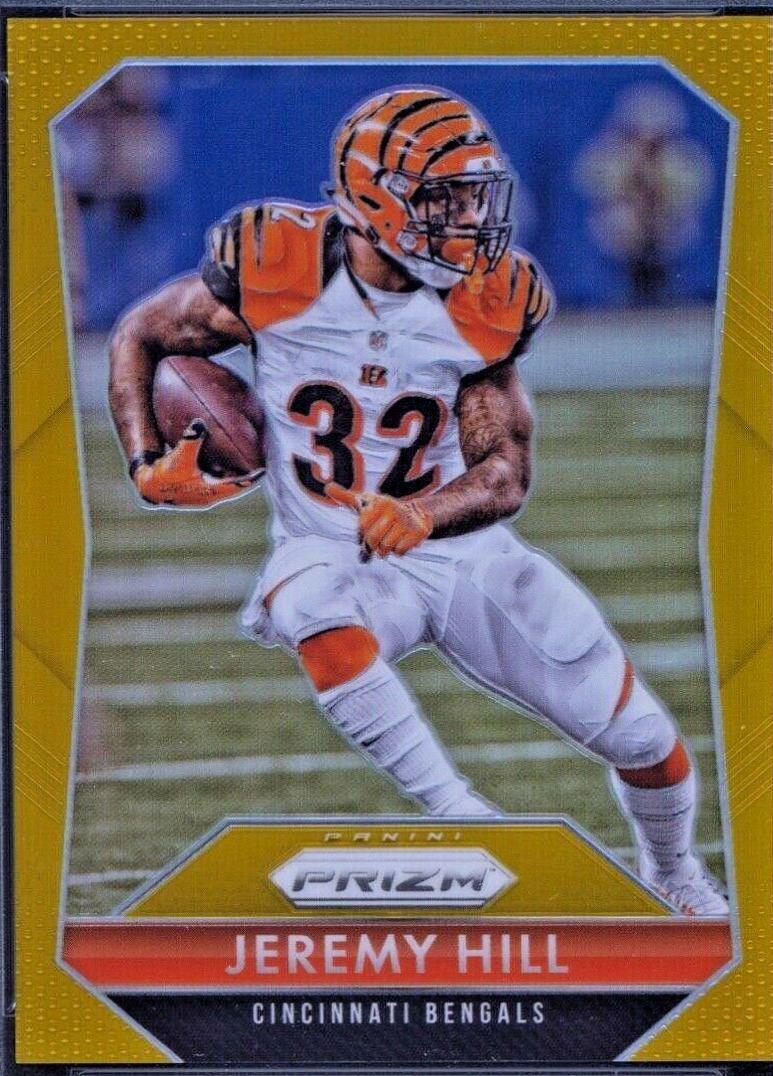 Jeremy Hill [Gold Prizm] #45