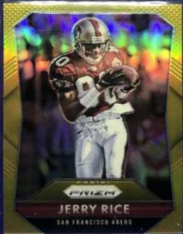 Jerry Rice [Gold Prizm] #80
