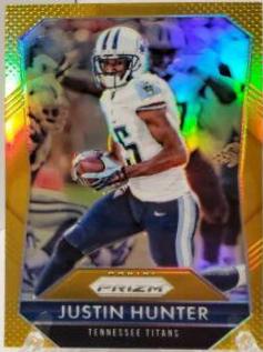 Justin Hunter [Gold Prizm] #143
