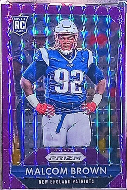 Malcom Brown [Violet Mosaic Prizm] #263