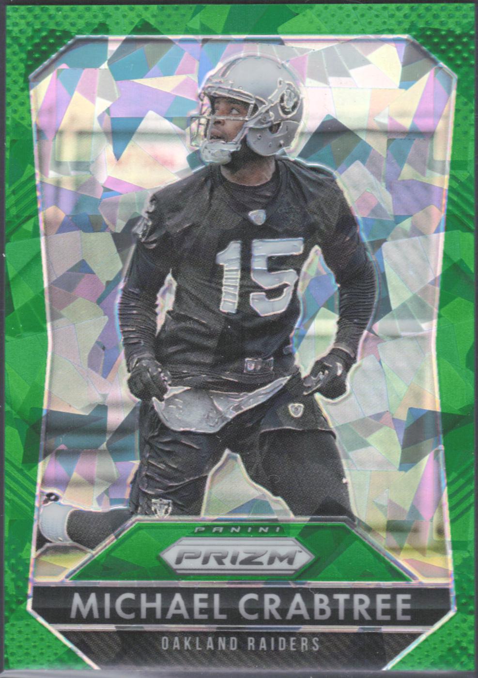 Michael Crabtree [Green Crystal Prizm] #70