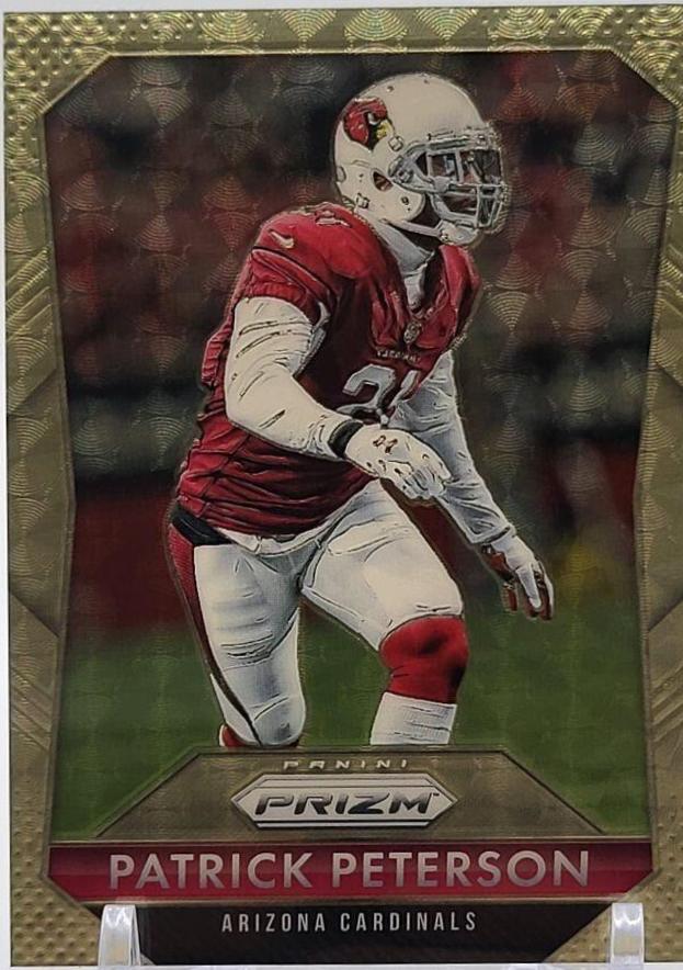 Patrick Peterson [Gold Vinyl Prizm] #181