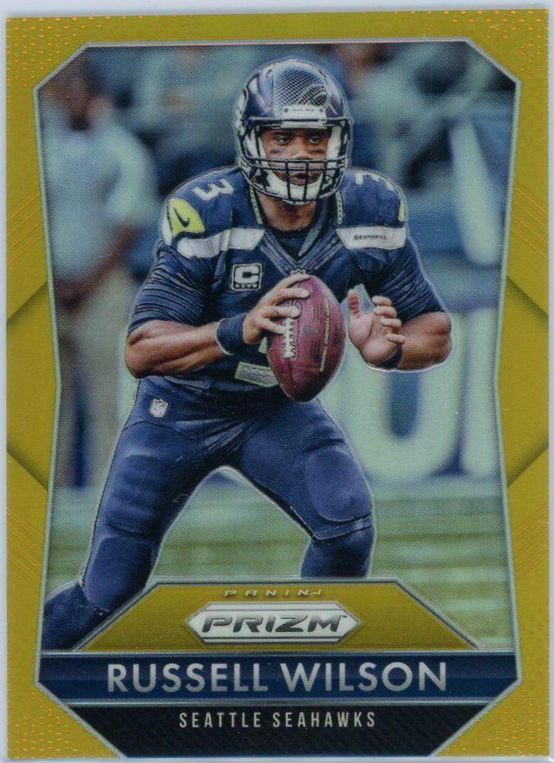 Russell Wilson [Gold Prizm] #3