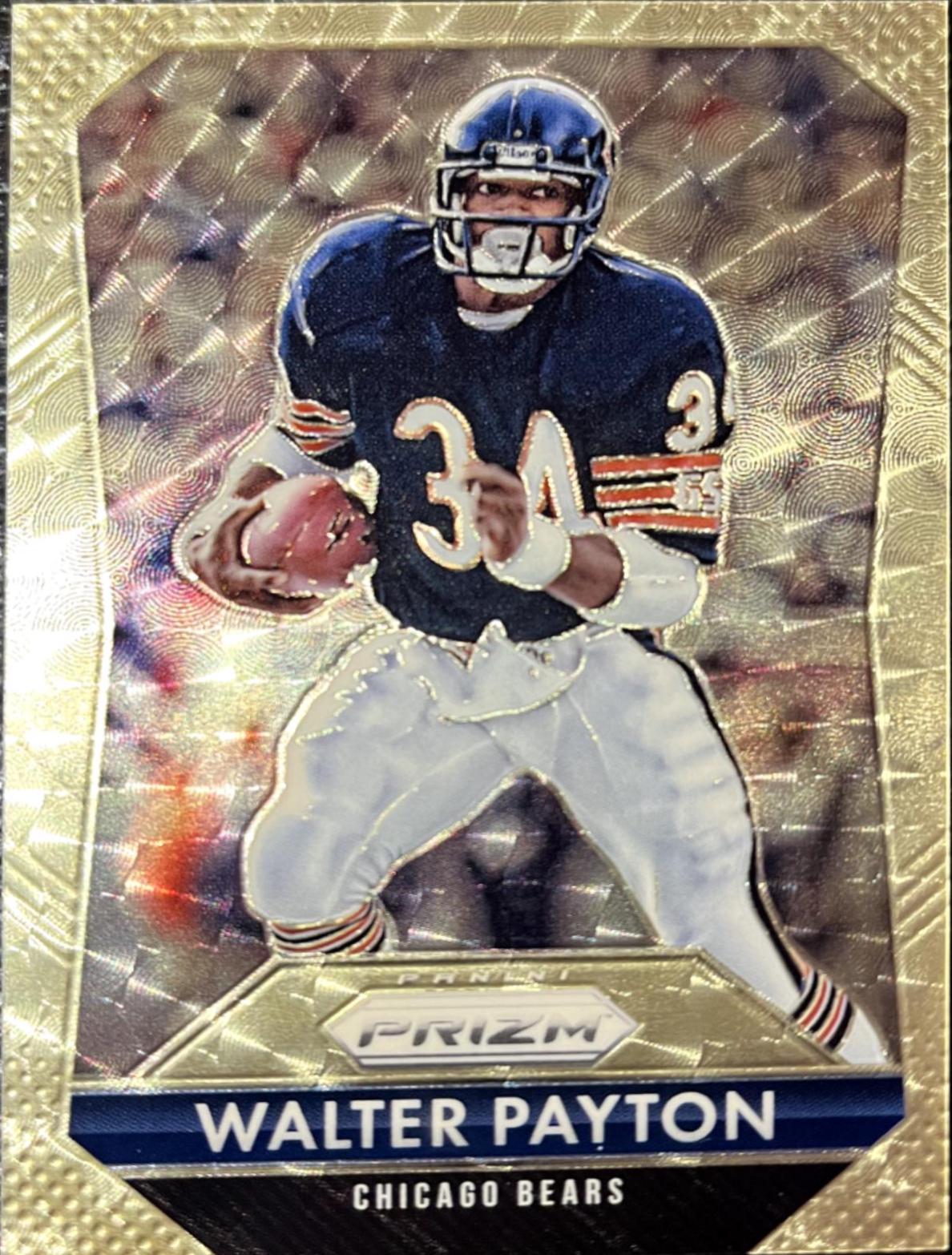 Walter Payton [Gold Vinyl Prizm] #34