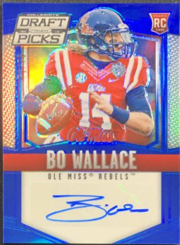 Bo Wallace [Autograph Blue Prizm] #156