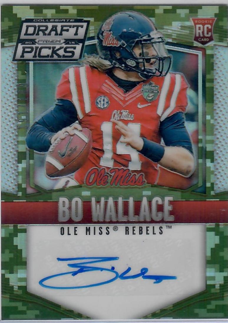 Bo Wallace [Autograph Camo Prizm] #156