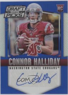 Connor Halliday [Autograph Blue Prizm] #169