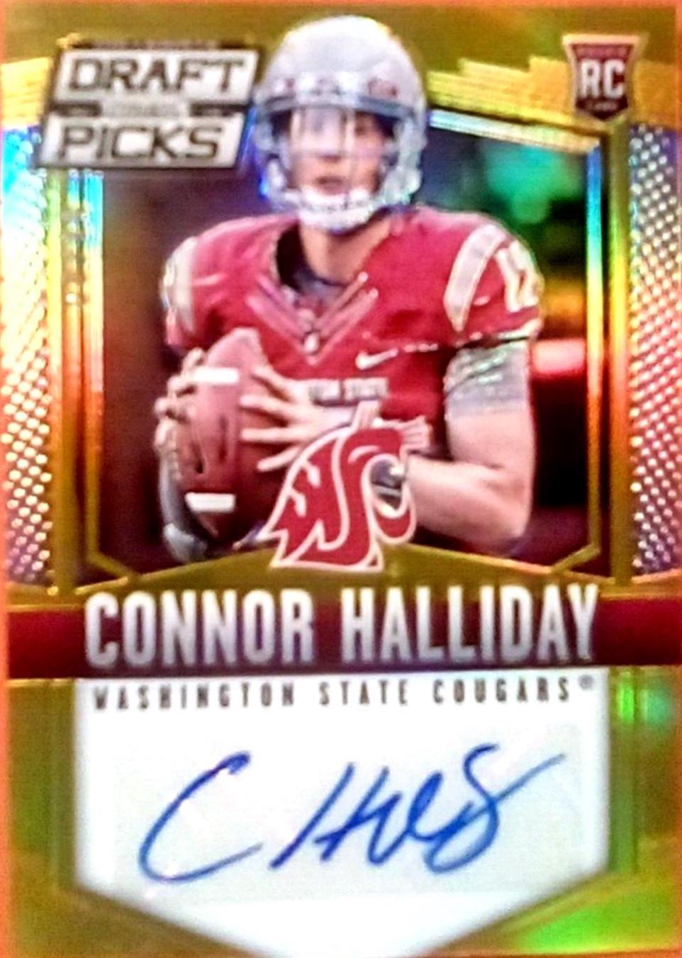 Connor Halliday [Autograph Gold Prizm] #169