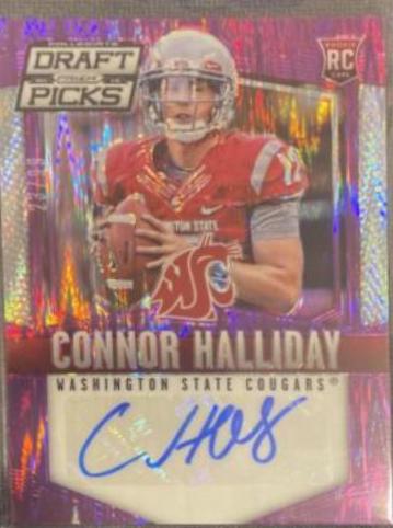 Connor Halliday [Autograph Purple Flash Prizm] #169