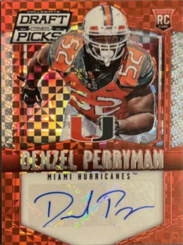 Denzel Perryman [Autograph Red Power Prizm] #173