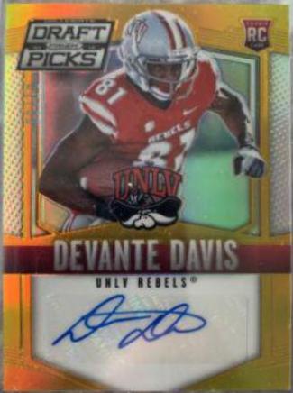 Devante Davis [Autograph Gold Prizm] #176