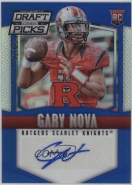 Gary Nova [Autograph Blue Prizm] #185