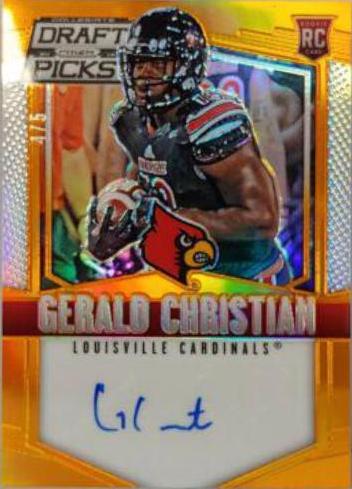 Gerald Christian [Orange Prizm] #187