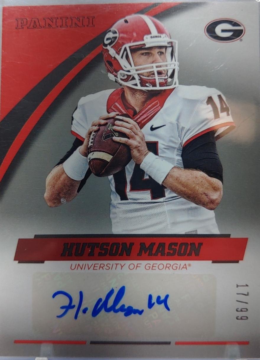 Hutson Mason [Autograph Purple Flash Prizm] #191