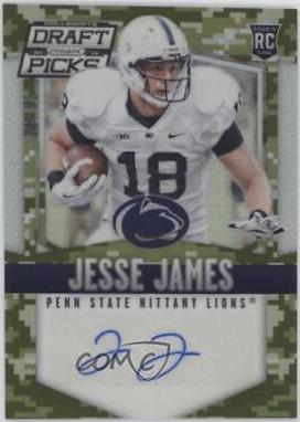 Jesse James [Autograph Camo Prizm] #197