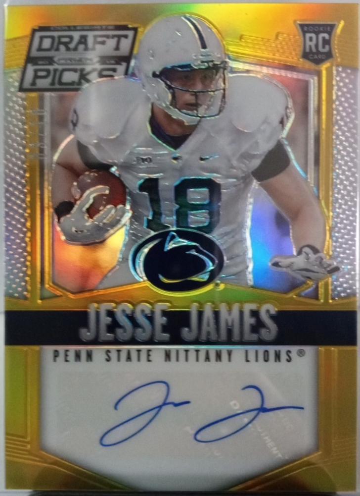Jesse James [Autograph Gold Prizm] #197