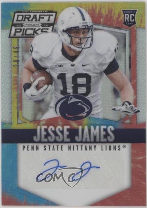 Jesse James [Autograph Tie Dyed Prizm] #197