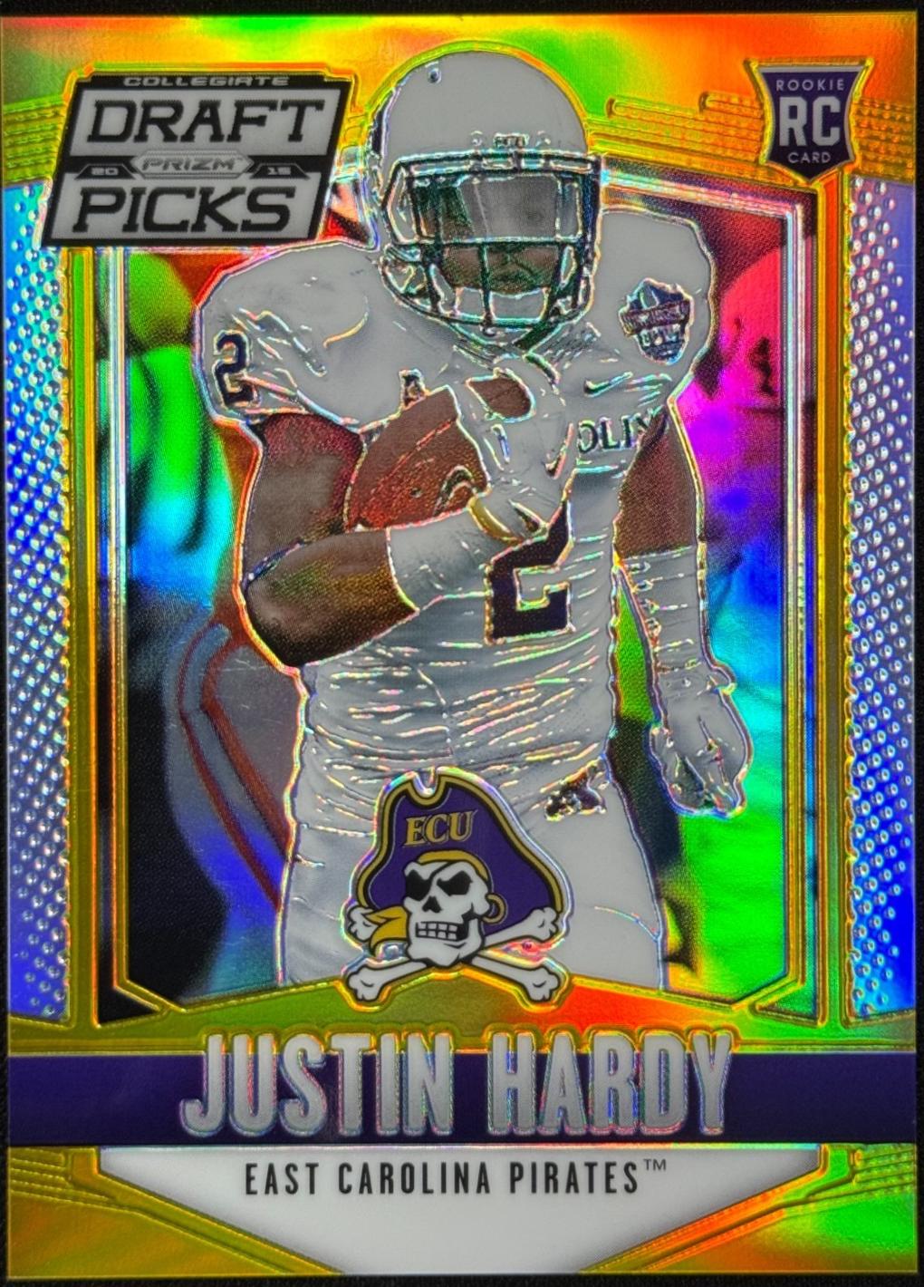 Justin Hardy [Gold Prizm] #127