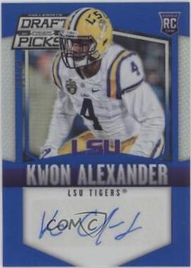 Kwon Alexander [Autograph Blue Prizm] #250