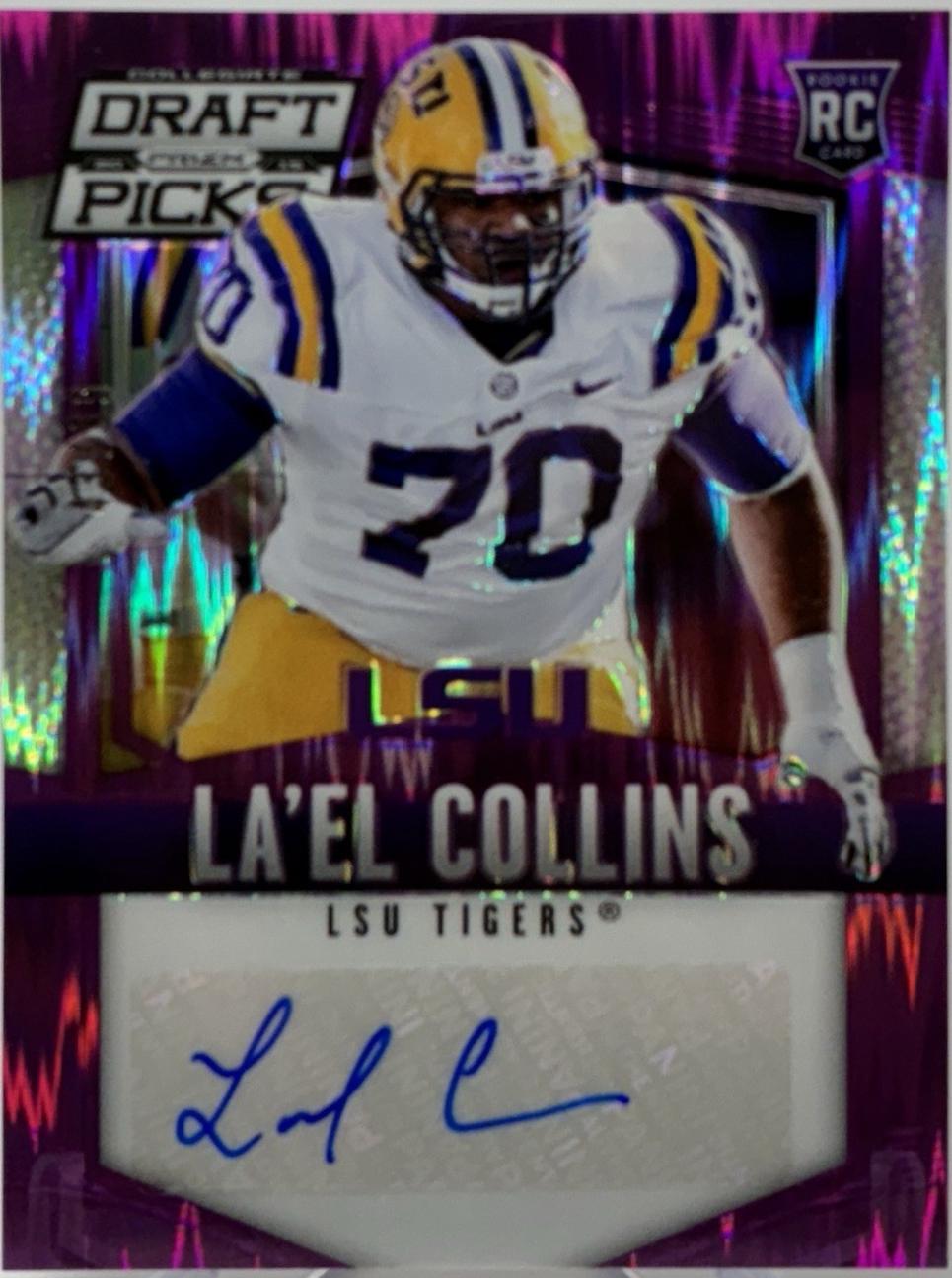La'el Collins [Autograph Purple Flash Prizm] #211