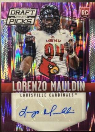 Lorenzo Mauldin [Autograph Purple Flash Prizm] #214