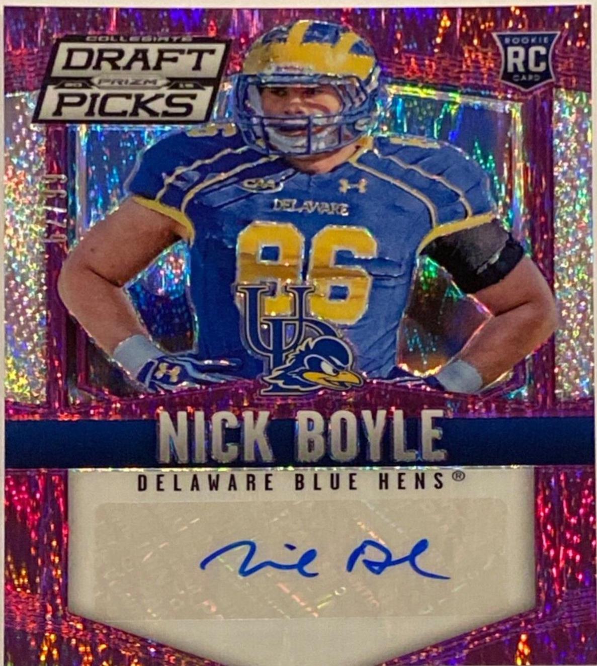Nick Boyle [Autograph Purple Flash Prizm] #228